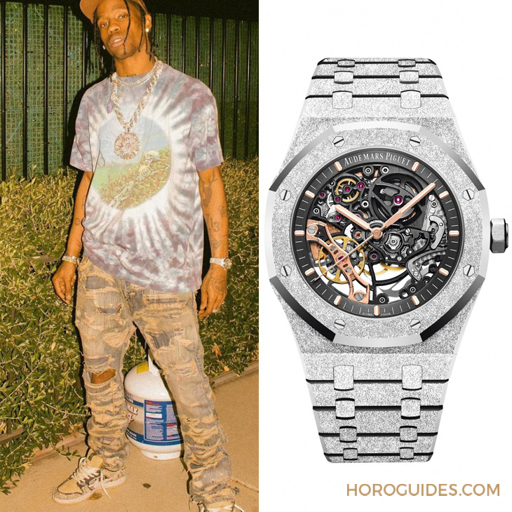 AUDEMARS PIGUET - ROYAL OAK - 26585CM.OO.D301VE.01 - 【名人錶盒】盤點潮流風向王Travis Scott戴些什麼錶