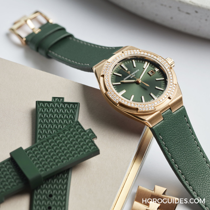 VACHERON CONSTANTIN - OVERSEAS - 6000V/210T-H032 - 江詩丹頓Overseas系列推出全鈦金屬藍面陀飛輪腕錶、首見綠面錶