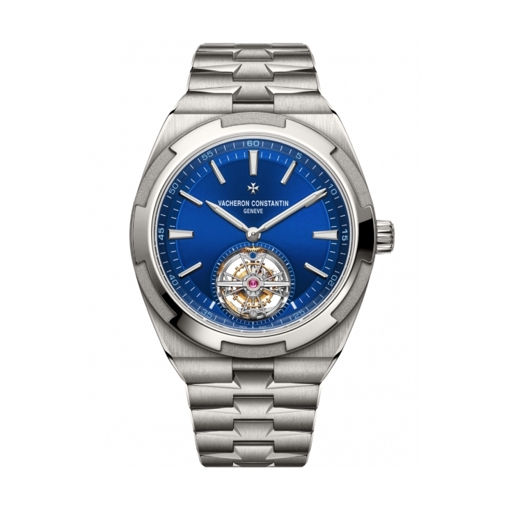 VACHERON CONSTANTIN - OVERSEAS - 6000V/210T-H032 - 江詩丹頓Overseas系列推出全鈦金屬藍面陀飛輪腕錶、首見綠面錶