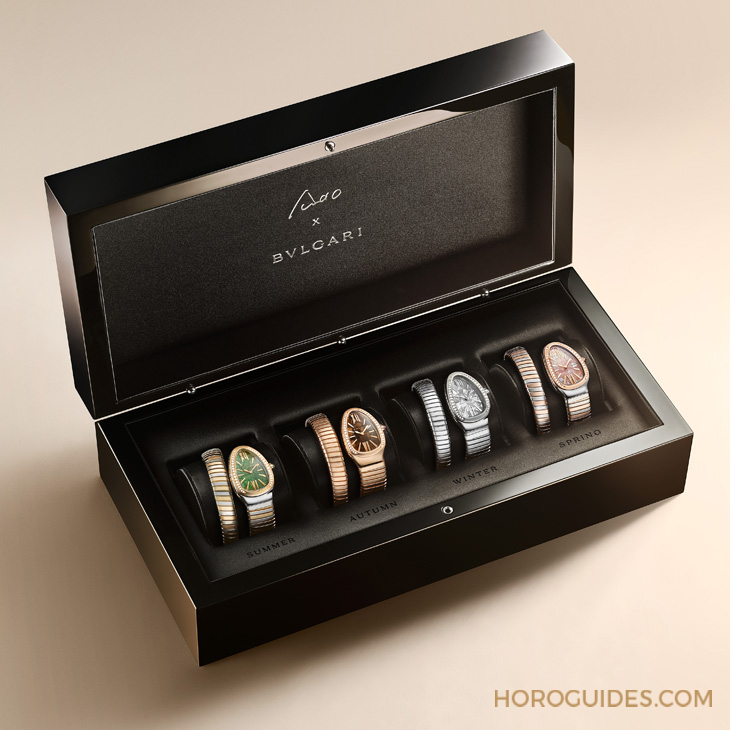 BVLGARI - OCTO - 103976 - 安藤忠雄為Serpenti出手了、全球最薄陀飛輪機芯黑化上陣｜BVLGARI W&W 2024速覽
