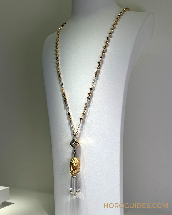 CHANEL - 高級鐘錶 - （Seated Lion 長項鍊錶） - 獅子，永恆的守護｜CHANEL The Time of the Lion系列高級製錶