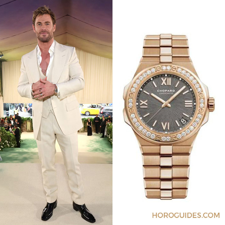 AUDEMARS PIGUET - ROYAL OAK - 26735SG.OO.1320SG.01 - 直擊Met Gala 2024！看看名人們在「時光花園」裡戴了哪些錶