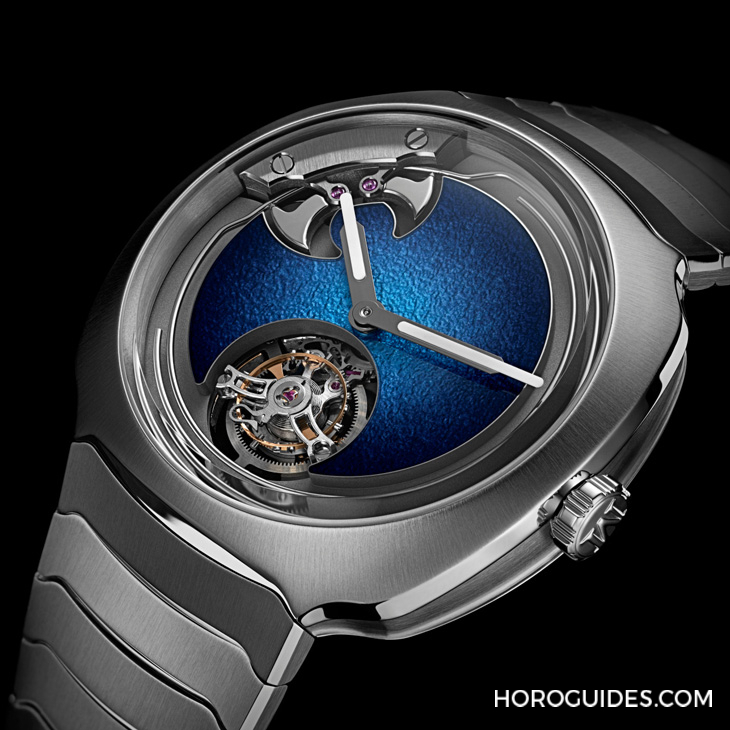 H. MOSER & CIE - 大明火琺瑯煙燻面加身，亨利慕時三問疾速者三問報時陀飛輪藍色琺瑯概念腕表奪目登場