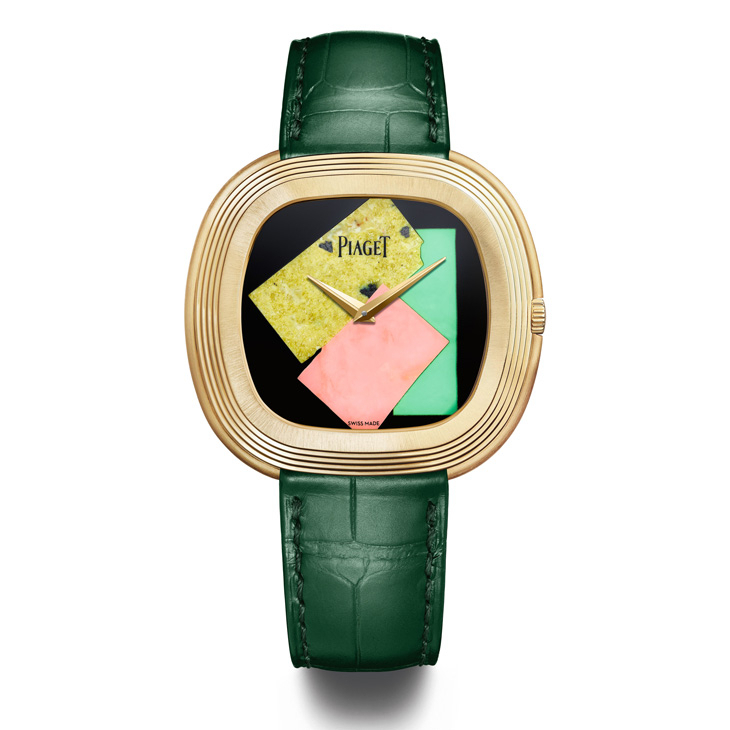 PIAGET - ANDY WARHOL - G0A50243 - 寶石版普普拼貼!Piaget Andy Warhol系列 Collage 18K黃金彩色寶石面盤自動上鍊腕錶