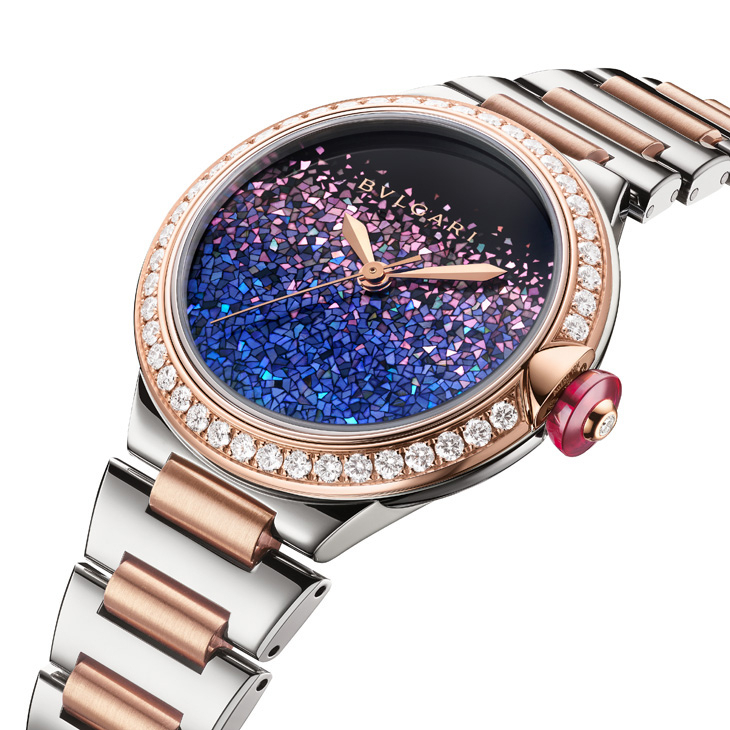 BVLGARI - LVCEA - 104243 - 以日本螺鈿漆藝構築光之馬賽克｜BVLGARI Lvcea Notte Di Luce限量腕錶