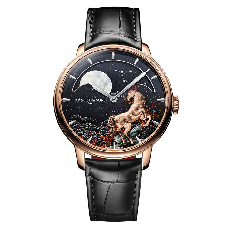 ARNOLD & Son - PERPETUAL MOON - 1GLBR.Z11A.C1293A - 火馬奔騰｜Arnold & Son Perpetual Moon馬年限量腕錶