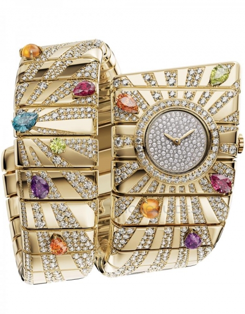 BVLGARI - 高級珠寶腕錶 - 104328 - 機械與工藝並重，BVLGARI以金燦姿態定義高級女錶之巔