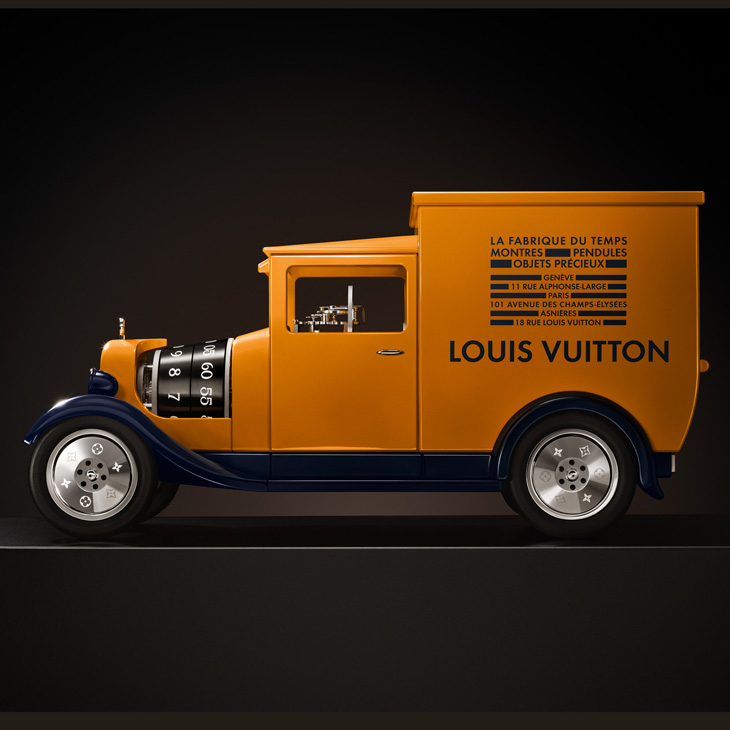 LOUIS VUITTON - 精湛工藝 - (LOUIS VUITTON CAMIONNETTE) - 連胎紋都是「LV」的復古小貨車|Louis Vuitton Camionnette座鐘