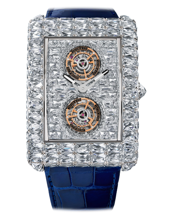 JACOB & CO. - HIGH JEWELRY MASTERPIECES - BL140.30.BD.AC.A - 火光進化，全球首見Angel Cut專利鑽石車工｜Jacob & Co. Billionaire雙飛行陀飛輪腕錶