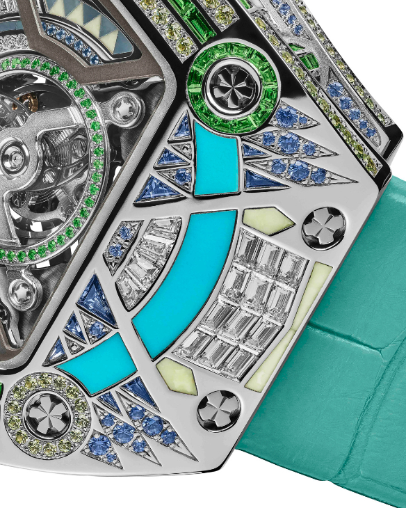 RICHARD MILLE - WOMEN - RM HJ-02 - 動態彩虹流光乍現，珠寶與機械的極致結合｜RICHARD MILLE RM HJ-02自動上鍊陀飛輪鏤空腕錶 