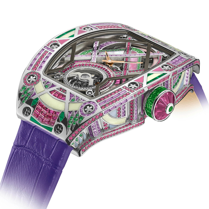 RICHARD MILLE - WOMEN - RM HJ-02 - 動態彩虹流光乍現，珠寶與機械的極致結合｜RICHARD MILLE RM HJ-02自動上鍊陀飛輪鏤空腕錶 