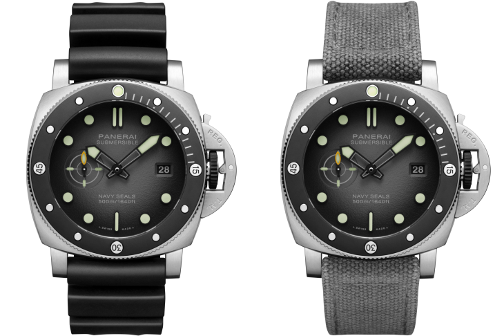PANERAI - SUBMERSIBLE - PAM01738 - 海豹突擊隊,深海出任務!Panerai Submersible Navy SEALs腕錶PAM01738