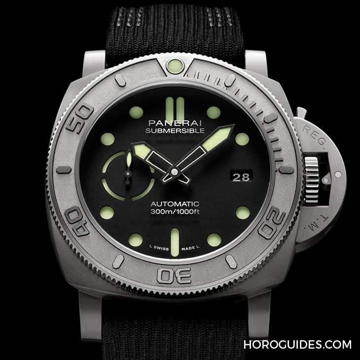 OFFICINE PANERAI - 沛納海Submersible潛水系列獨立 新錶豪氣開路