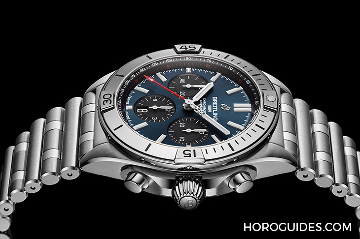 BREITLING - 百年靈Chronomat新款三大重點,新鍊帶、新錶圈還有精彩新色!