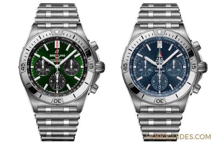 BREITLING - 百年靈Chronomat新款三大重點,新鍊帶、新錶圈還有精彩新色!