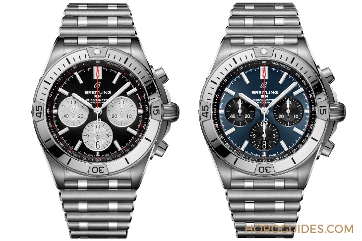 BREITLING - 百年靈Chronomat新款三大重點,新鍊帶、新錶圈還有精彩新色!