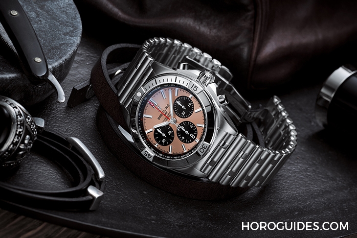 BREITLING - 百年靈Chronomat新款三大重點,新鍊帶、新錶圈還有精彩新色!