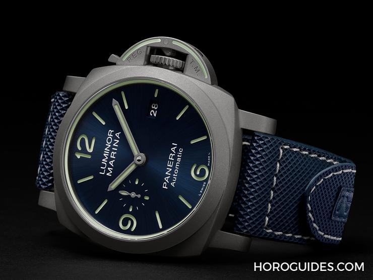 OFFICINE PANERAI - 全都亮起來!沛納海全新Luminor Marina,錶盤、錶冠、錶帶都有夜光