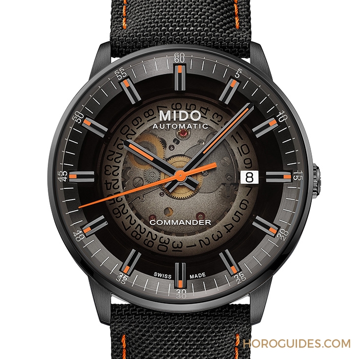 MIDO - COMMANDER - M021.407.37.411.00 - 機械美學的前衛之作|MIDO Commander Gradient漸層80小時腕錶