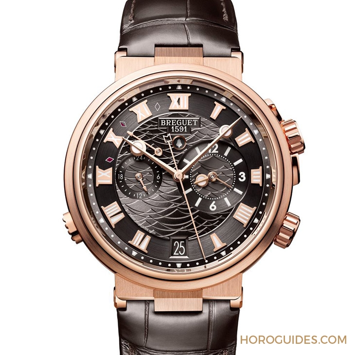 BREGUET - MARINE - 5517TI/Y1/5ZU - 寶璣Marine航海系列 推出鈦金屬藍與玫瑰金暖棕新色