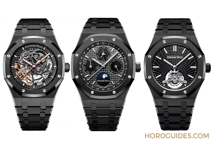 AUDEMARS PIGUET - ROYAL OAK - 77350CE.OO.1266CE.01 - 《What if…?》 假如AP皇家橡樹三針黑陶瓷腕錶是 41mm ?