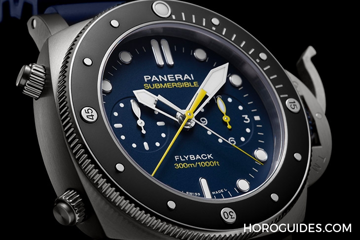 PANERAI - SUBMERSIBLE - PAM01291 - 獻給探險家的配色|沛納海Submersible飛返計時碼錶Mike Horn版PAM01291