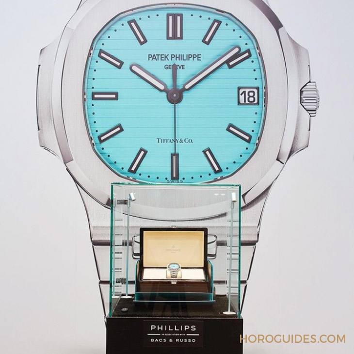 PATEK PHILIPPE - NAUTILUS - 5711/1A-018 - 百達翡麗5711 Tiffany Blue,成交價台幣1億8000萬、港幣5000萬