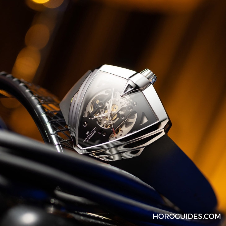 HAMILTON - VENTURA - H24625330 - 漢米爾頓HAMILTON Ventura探險系列鏤空腕錶 彰顯設計力量