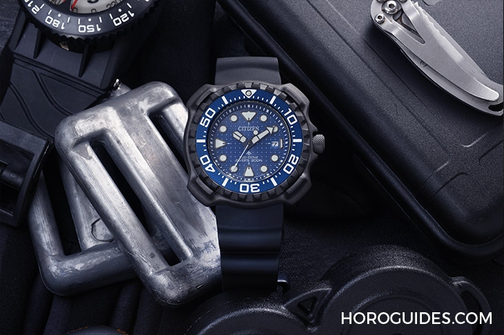 CITIZEN - PROMASTER - BN0227-17X - 黑鎧上身!型格必備的CITIZEN Promaster Eco-Drive Diver 200m潛水腕錶