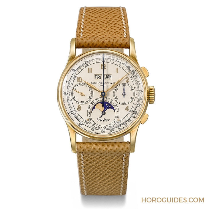PATEK PHILIPPE - GRAND COMPLICATIONS - 5270J-001 - 佳士得即將拍賣:百達翡麗Ref.1518萬年曆計時碼錶,唯一已知配有Cartier雙簽面盤