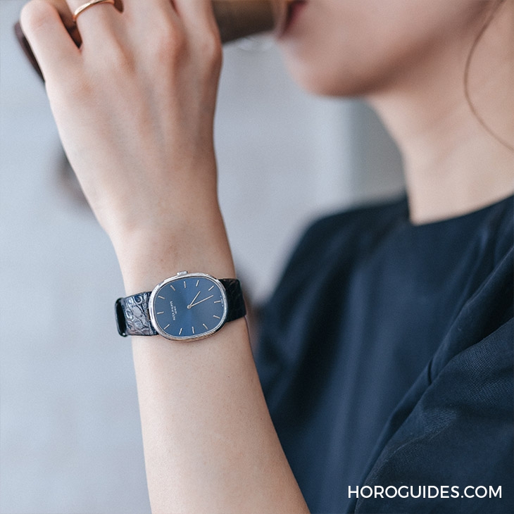 PATEK PHILIPPE - GOLDEN ELLIPSE - 5738P-001 - IG影響力人物:Jessie的收藏風格