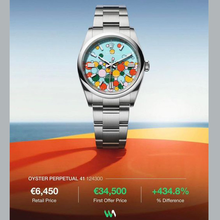 ROLEX - OYSTER PERPETUAL - 124300-0008 - TOP 100名錶熱搜排行榜：8月重點速報