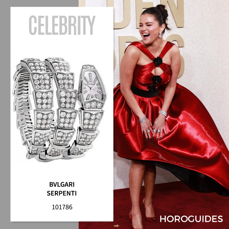 OMEGA - DE VILLE - 435.53.40.21.11.002 - 2024金球獎典禮，明星們佩戴的手錶與珠寶