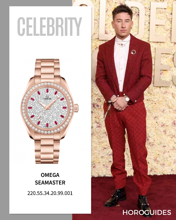 OMEGA - DE VILLE - 435.53.40.21.11.002 - 2024金球獎典禮，明星們佩戴的手錶與珠寶