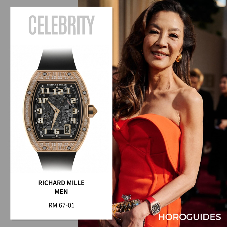 OMEGA - DE VILLE - 435.53.40.21.11.002 - 2024金球獎典禮，明星們佩戴的手錶與珠寶