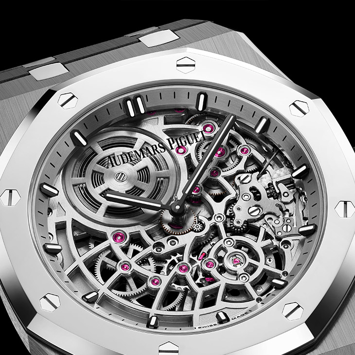 AUDEMARS PIGUET - ROYAL OAK - 15467BA.OO.1256BA.01 - AP愛彼的同色系機械美學：Royal Oak皇家橡樹熱門鏤空款式新作登場