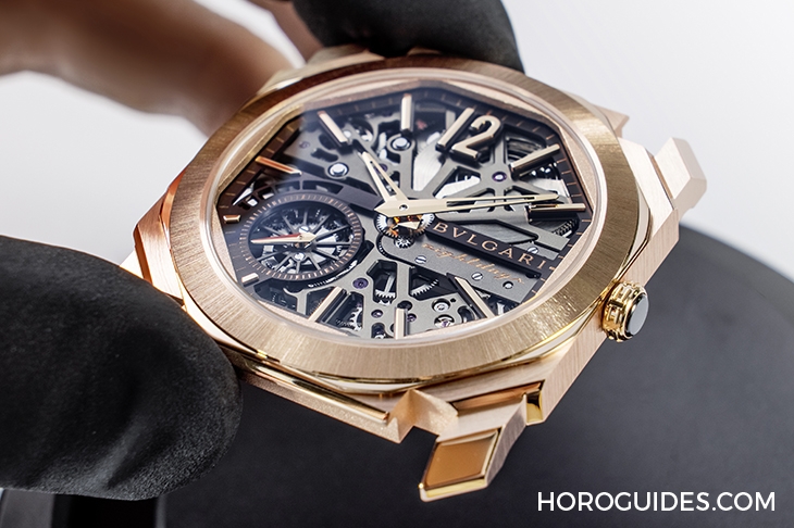 鏤空八日金光熠熠｜BVLGARI Octo Finissimo Skeleton 8 Days - Horoguides 名錶指南- 香港Hong  Kong