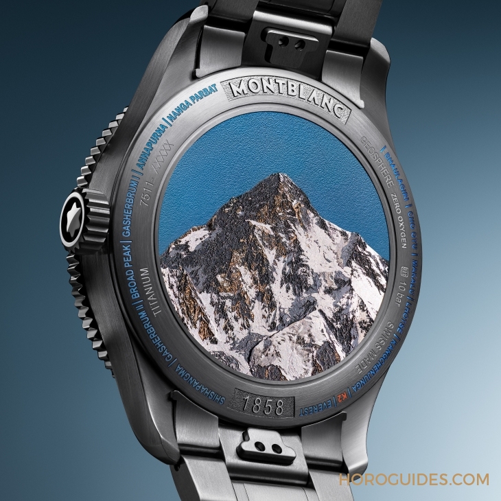 MONTBLANC - 1858 - 130811 - 錶上冰岩 致敬高峰|Montblanc 8000 Capsule系列