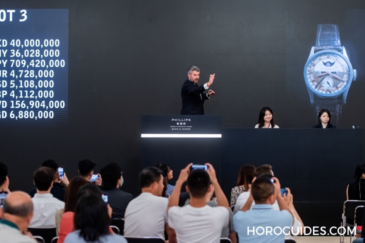 PATEK PHILIPPE - CALATRAVA - 6119R-001 - 清朝皇帝溥儀的百達翡麗以4,885萬港元成交、創三項紀錄