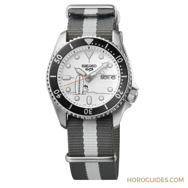 SEIKO - 5 SPORTS - SRPK25 - 親民Snoopy錶雙版本登場|SEIKO 5 Sports 55th anniversary PEANUTS限量版