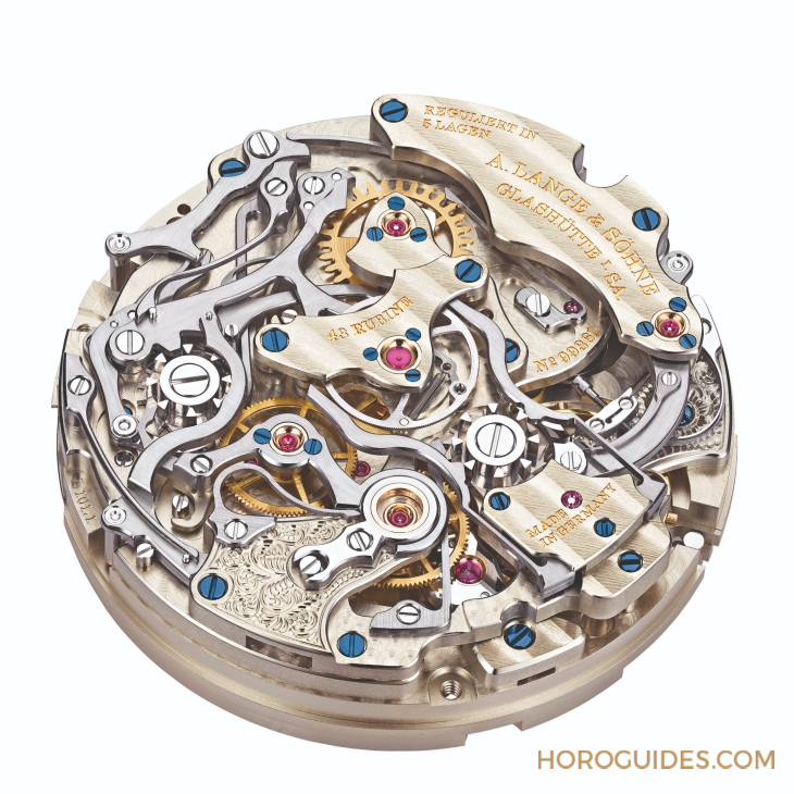 A. LANGE & SÖHNE - 1815 - 421.056 - 三倍複雜設計、三文魚色錶盤｜A. LANGE & SÖHNE 1815 Rattrapante Perpetual Calendar