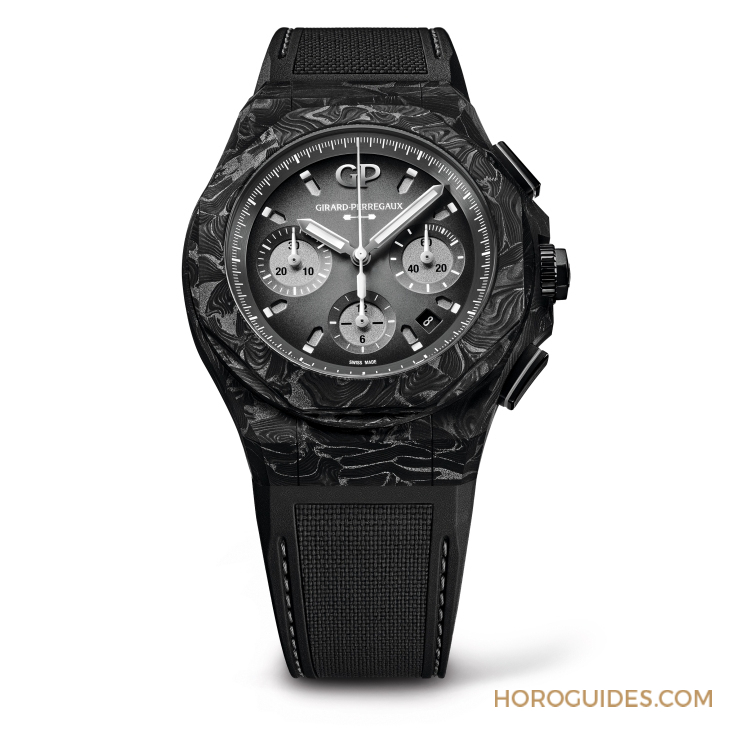 GIRARD-PERREGAUX - LAUREATO - 81060-41-3222-1CX - 令人驚「碳」 創新複合材質新錶登場｜GP Laureato Absolute Chronograph 8Tech