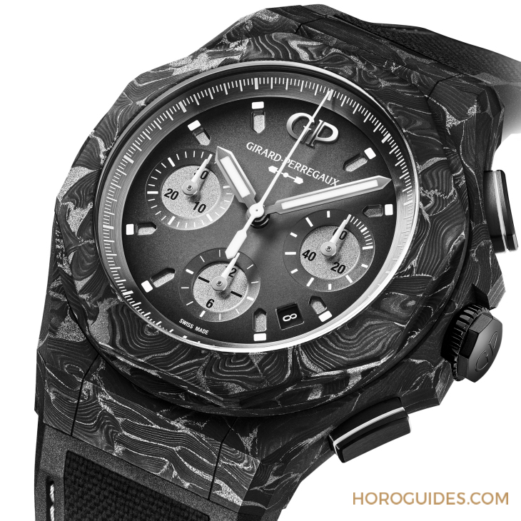 GIRARD-PERREGAUX - LAUREATO - 81060-41-3222-1CX - 令人驚「碳」 創新複合材質新錶登場｜GP Laureato Absolute Chronograph 8Tech