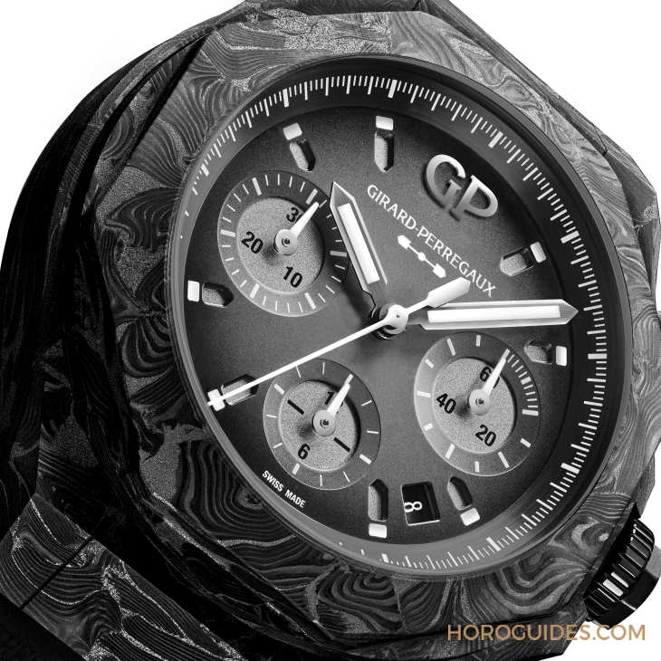 GIRARD-PERREGAUX - LAUREATO - 81060-41-3222-1CX - 令人驚「碳」 創新複合材質新錶登場｜GP Laureato Absolute Chronograph 8Tech