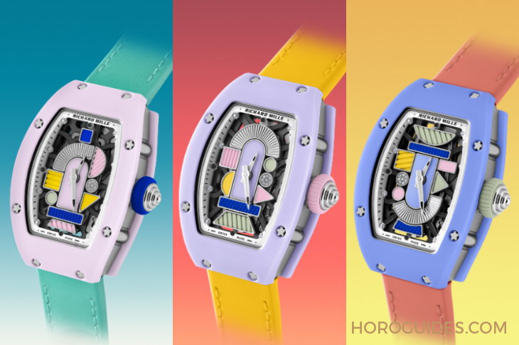 RICHARD MILLE - WOMEN - RM 07-01 - 融入曼菲斯風格 粉嫩三色齊發｜RICHARD MILLE RM 07-01彩色陶瓷腕錶