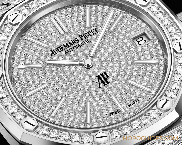 AUDEMARS PIGUET - ROYAL OAK - 16202BA.HH.1241BA.01 - 光彩熠熠!AUDEMARS PIGUET Royal Oak Jumbo全鑲寶石版限量登場