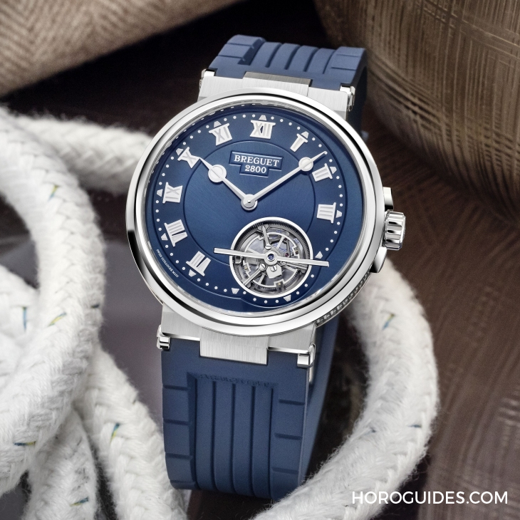 BREGUET - MARINE - 5577PT/Y2/5WV - 寶璣Marine系列首款純粹陀飛輪登場|BREGUET Marine Tourbillon 5577