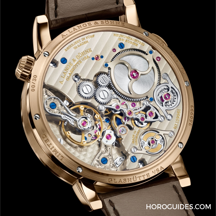 A. LANGE & SÖHNE - ZEITWERK - 147.050 - 溫暖蜜金限量登場｜朗格Zeitwerk Minute Repeater 18K蜂蜜金版