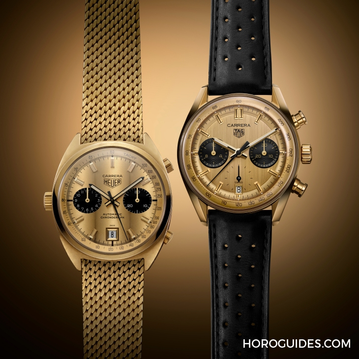 TAG HEUER - CARRERA - CBS2240.FC8319 - 金光熠熠!華麗黃金熊貓現身|TAG HEUER Carrera Chronograph