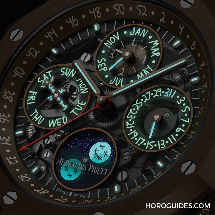 AUDEMARS PIGUET - ROYAL OAK - 26585CM.OO.D301VE.01 - 要來一塊 「愛彼巧克力」嗎？愛彼攜手饒舌歌手Travis Scott打造Royal Oak鏤空萬年曆限量版